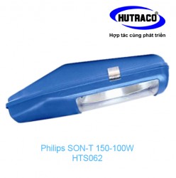 Bộ đèn đường cao áp 2 cấp công suất Philips SON-T 150-100W (đồng bộ ruột, chóa HTS062)
