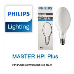 Bóng đèn cao áp Philips Metal Halide HPI-PLUS 400W /645 BU E40 SLV/12 (dạng bầu)