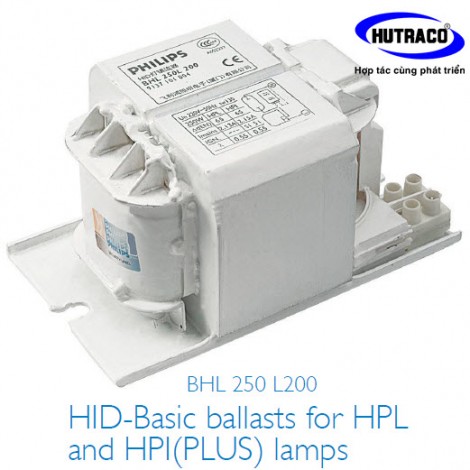 Tăng phô (Ballast/ Chấn lưu) điện từ đèn cao áp Philips BHL 250W L300 I Mercury/Metal halide